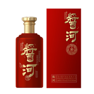 醬河酒【酒廠直銷(xiāo)】貴州醬河酒金10酒醬香型白酒53度500ml*單瓶裝 53度 500mL 1盒 53度