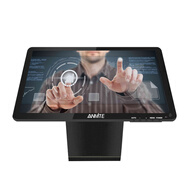 安美特（anmite） 19英寸寬電容觸摸屏液晶電腦顯示器 19英寸電阻高清觸控LED顯示屏 升級電容觸摸屏 黑色