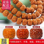 彩荷藏式龍鱗紋高密度小金剛菩提子108顆手串男士女士佛珠項鏈節禮物 藏式龍鱗紋【約10mm】一條