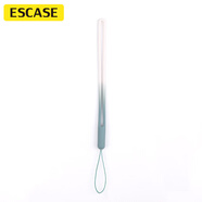 ESCASE iphone13promax手機(jī)掛繩相機(jī)短手腕繩錢包U盤鑰匙證件掛飾蘋果華為等手機(jī)硅膠軟款青綠色ES-XS2