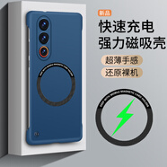 ZKU魅族21/21pro手機殼超薄散熱手機硬殼MZ21半包無邊框磁吸充電游戲降溫保護套男女簡約高級磨砂簡約 魅族21pro【午夜藍(lán)】超薄無邊框磁吸硬殼+貼膜