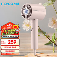 飛科（FLYCO）高速電吹風(fēng)機家用負離子護發(fā)大風(fēng)力速干低音便攜式宿舍學(xué)生用吹風(fēng)小大功率風(fēng)筒年貨情人節生日禮物 FH6311 1600W女神粉 時(shí)光隧道系列