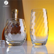 利比利比玻璃杯冰飲美式咖啡杯冰球果汁早餐威士忌啤酒大容量喝水杯子 1072A1透明330毫升杯1個 330ml