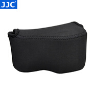 JJC 相機(jī)內(nèi)膽包 收納保護(hù)套 適用于索尼A6600 A6100 A6000 A5100 A6300 A6400 ZV-E10 RX1RII微單配件 OC-S1BK小號(hào) 黑色