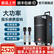丹嘜仕（Danms） 原裝戶外拉桿音箱三分頻專業(yè)大功率舞臺音響無線藍牙直播廣場舞音響套裝15英寸木質(zhì)音箱 815+(15寸 三分頻) 大禮包