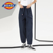 dickies女裝工裝闊腿直筒褲夏季休閑長褲 女褲 10192 深海軍藍 27