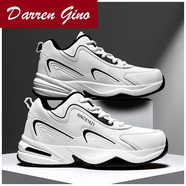 Darren Gino名牌2025新款男鞋夏季白色大碼男鞋45跑步46休閑運(yùn)動(dòng)鞋47老爹潮鞋 白色_[耐臟時(shí)尚軟底正牌名牌韓版潮牌潮流官網(wǎng)高檔] 39 -[適合秋季夏季秋天夏天秋夏款穿的鞋子]