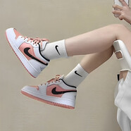 耐克（NIKE）官方艦店女鞋板鞋 新款Air Jordan aj1運動(dòng)鞋耐磨透氣休閑鞋 AJ1/女神款/偏小/拍大半碼 38.5