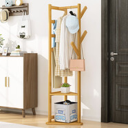 竹藝佳（ZHUYIJIA） 臥室掛衣架衣服架子落地衣架簡(jiǎn)易家用衣帽架室內收納架置物層架