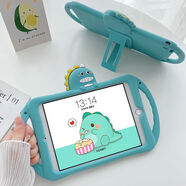 重器華為matepad11平板保護(hù)套pro10.8榮耀6/7卡通兒童硅膠全包防摔10.4保護(hù)殼外套 小恐龍【支架軟殼帶手柄】 2023matepad11.5