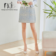 雅迪斯女裝 韓國進(jìn)口面料花色小香風(fēng)短裙AS1715037-081 如圖 38