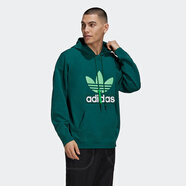 阿迪達斯（adidas） 三葉草男裝春秋季運動(dòng)服針織休閑學(xué)生連帽上衣寬松套頭衫衛衣 H09351 M