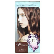 資生堂（Shiseido）碧麗妃植物染發(fā)ji遮白發(fā)棕色黑茶色染發(fā)膏520禮物 4W 自然紅棕