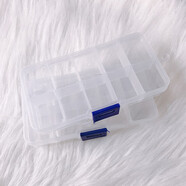 柚芳透明亞克力防氧化首飾收納盒神器女項鏈耳釘耳環(huán)耳飾戒指飾品盒子 透明10宮格收納盒【一件價(jià)】