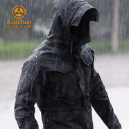 S.archon春秋諜影戶(hù)外m6戰術(shù)風(fēng)衣男士作訓服服飾加厚戰術(shù)外套 經(jīng)典迷彩（外套+內膽） L（適合160-180）