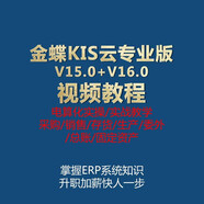 金蝶KIS教程云專業(yè)版V15.0+V16.0操作視頻供應鏈生產(chǎn)財務(wù)學習服務(wù)