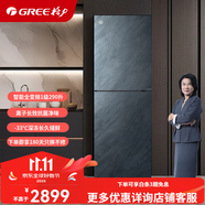 格力（GREE）晶弘雙門冰箱290升智能全變頻一級節(jié)能 大冷凍 -33℃深凍儲鮮 離子抗菌凈味 風(fēng)冷無霜家用兩門冰箱 BCD-290WPGA