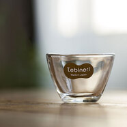 同合日本進(jìn)口無(wú)鉛玻璃品茗杯手工吹制錘紋茶杯子耐熱玻璃功夫茶具 石塚品茗杯