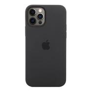 蘋果原裝手機(jī)殼iPhone13promax液態(tài)硅膠殼簡(jiǎn)約防摔 【黑色】 /支持magsafe/帶動(dòng)畫 iPhone12ProMax