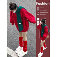 蕭遇慵懶風(fēng)麻花套頭毛衣女秋冬季2024新款感內(nèi)搭寬松針織上衣 新年紅毛衣 S