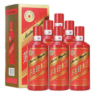 茅臺老酒 茅臺迎賓酒（中國紅）53度 醬香型 2017年 500mL 6瓶