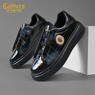 卡賓（CABBEEN）男鞋秋季新款休閑鞋男 煤黑    42