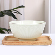 雅誠德荷塘月色輕奢歐式金邊碗碟餐具套裝陶瓷飯碗湯面盤家用組合 7.5吋高腳碗【高檔陶瓷】