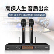 得勝（TAKSTAR） G5無(wú)線(xiàn)話(huà)筒一拖二U段專(zhuān)業(yè)調頻KTV酒吧唱歌舞臺演出會(huì )議主持家庭娛樂(lè )麥克風(fēng) 標配+送充電電池套裝+6.5轉3.5話(huà)筒線(xiàn)