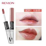 露華濃直售正品持久鎖色雙頭唇彩口紅不掉色不沾杯唇蜜唇釉女士化妝品女彩妝美妝 350#粉紫色