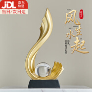 赟婭輕奢高檔家居新中式擺件辦公室玄關(guān)客廳電視柜酒柜裝飾品擺設 新中式  風(fēng)生水起