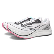 艾跑者IRUNSVANGC1.0全掌尼龍碳板跑步鞋男 休閑運動(dòng)跑鞋女 中學(xué)體考訓練鞋 紙莎白/騎士黑 37