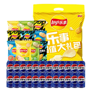 樂(lè)事（Lay's）薯片 400g 混合10包+百事可樂(lè) Pepsi 330ml*24聽(tīng)
