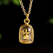 玲川象神三圣色四面佛自身佛泰國佛牌吊墜掛件佛項鏈配飾 四面神【不含鏈】