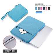 尼凡2021惠普戰X 13 14 15 銳龍版筆記本保護套835 845 855 G8輕薄布藝內膽包 湖水藍 (布藝款)+電源包 13.3英寸惠普ProBook430 G5