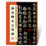 墨點字帖 唐顏真卿多寶塔碑原帖 中國書法培訓(xùn)教程 顏體初學入門小學生成人自學入門臨摹范本培訓(xùn)班實用書毛筆字帖簡體旁注  
