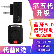 瑞寶（RUIBAO） 適配器適配維邁通V8S V9S v6 v3摩托車頭盔無線藍(lán)牙耳機(jī)對講機(jī)塞納卡豆 維邁通藍(lán)牙適配器【方形PPT】升級5.0