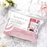 皇后的秘密日本QUALITYFIRST皇后的秘密膠原補水保濕面膜緊致抗衰 粉色保濕50片%23460170