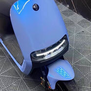 鹿藤改色膜電動摩托車身改色重機車汽車外殼貼膜貼紙小牛電動車改色 夢幻灰魅藍 0.5*1.5米