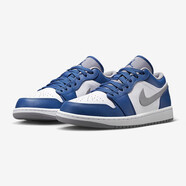 耐克（NIKE） Jordan 1 Low AJ1低幫男子籃球鞋 白藍(lán)553558-412 43