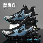 漫步者典藏版【MBZ聯(lián)名款丨官方名品】 高級定制限量刀鋒戰(zhàn)士休閑男鞋 MBZ定制丨黑月丨官方限定 42