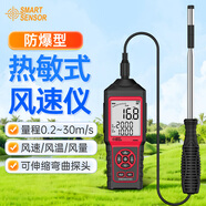 希瑪 風速儀測量風速計器手持式數(shù)字風速計 風量測試儀 AM-866【防爆款】熱敏式風速儀