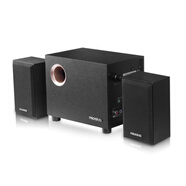麥博迷你電腦音箱 家用臺式桌面 2.1多媒體 小音響 電腦筆記本低音炮 黑色