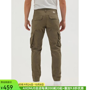 威格（Wrangler）男士休閑長褲 棉質男褲 工裝褲 實用多口袋 魔術貼經(jīng)典款耐磨百搭 Pine Green 29
