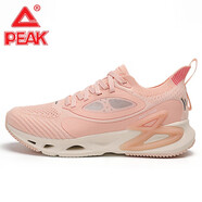 匹克跑步鞋女悅跑8代2025年春夏季網(wǎng)面透氣緩震回彈休閑慢跑鞋系列 粉桃紅 35