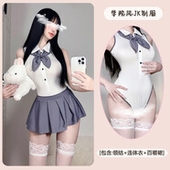 欲欲一試學(xué)妹暴擊*純欲風(fēng)性感學(xué)生裝jk激情衣服女免脫 套裝 均碼