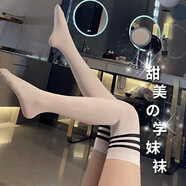 惹火貓 性感情趣內衣女 角色扮演學(xué)院襪顯瘦過(guò)膝襪長(cháng)筒絲襪女X R596白