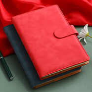 法拉蒙（faramon）A5筆記本本子簡(jiǎn)約加厚記事本商務(wù)記錄本辦公文具日記本 A5-紅色