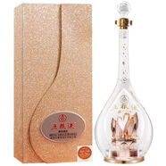 五糧濃香五糧液股份公司出品 春節送禮 節日商務(wù)送禮酒水 收藏擺柜 52度 520mL 1瓶 緣定晶生天鵝款 濃香型白酒 禮盒裝