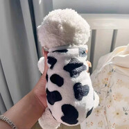 阿莫爾奶狗衣服秋冬幼貓新生犬滿月小狗幼犬小體茶杯犬奶貓兔子保暖背心 斑點(diǎn)奶牛 XS【建議1-3斤】