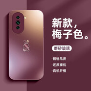 品托 適用華為nova10手機(jī)殼nova10pro保護(hù)套磨砂玻璃se全包防摔個(gè)性創(chuàng)意兔年新款高級(jí)商務(wù) Nova10【梅子色】兔年限定A2+手機(jī)膜 磨砂玻璃